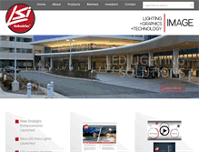 Tablet Screenshot of lsi-industries.com